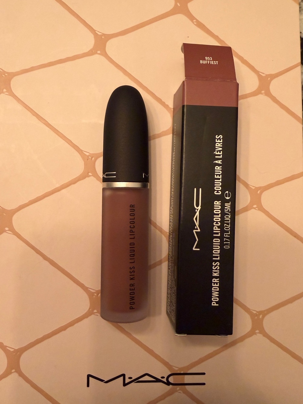 MAC Cosmetics Powder Kiss Liquid Lipcolour — Buffiest - Picture 5 of 8